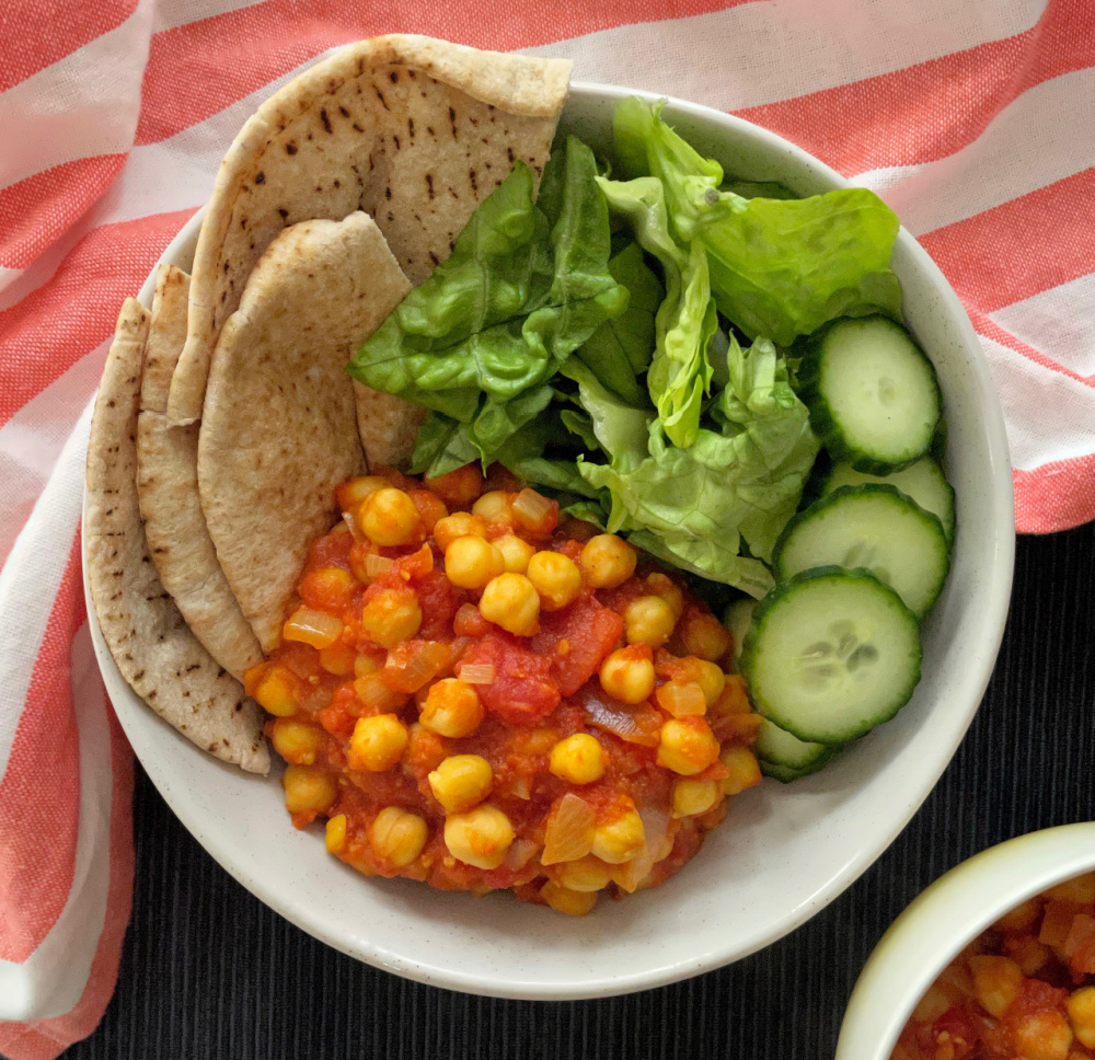 Recipe Spiced Tomato Chickpeas