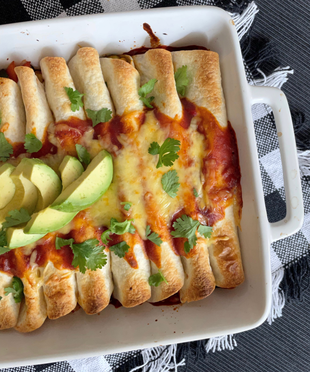 Recipe Zucchini Black Bean Enchiladas