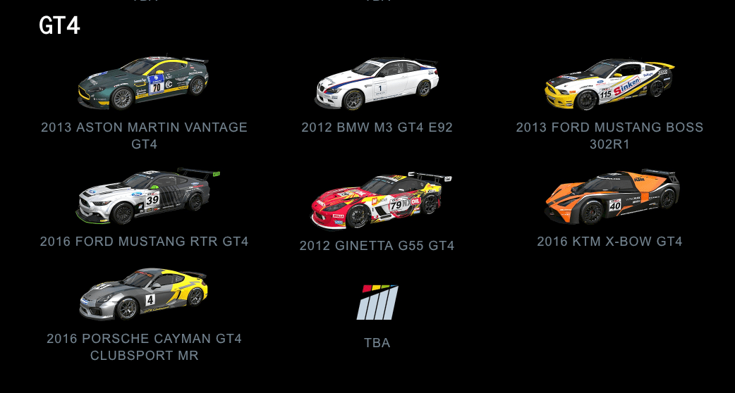 Project CARS 2 Car List Nearing Completion Inside Sim Racing
