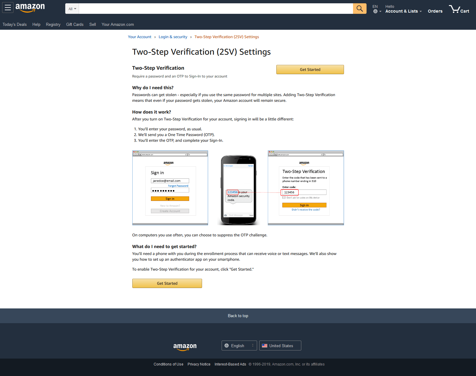 Amazon Is SMS 2FA Secure?