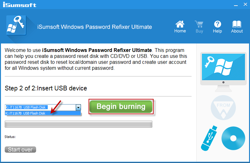 Two Ways to Make a Password Reset USB Drive for Windows 10 iSumsoft