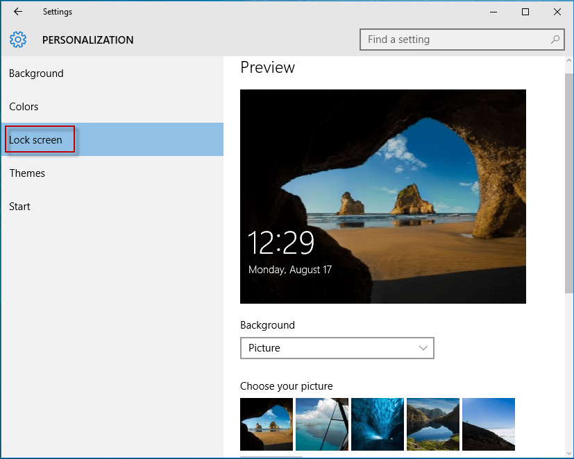How to Change Lock Screen in Windows 10 iSumsoft