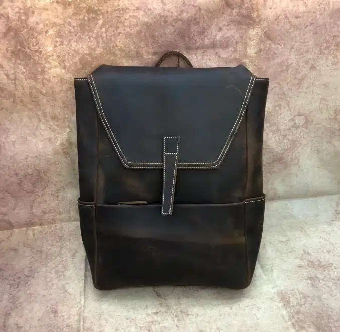 2021 New The Best Men's Leather Backpack For Personalized Tote Bags