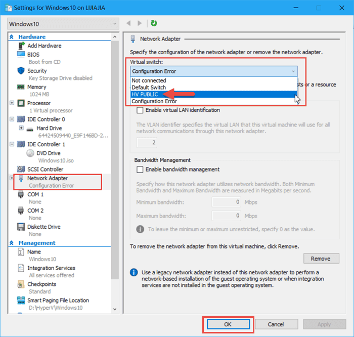Fix VM no Access HyperV Windows 10 (2018)