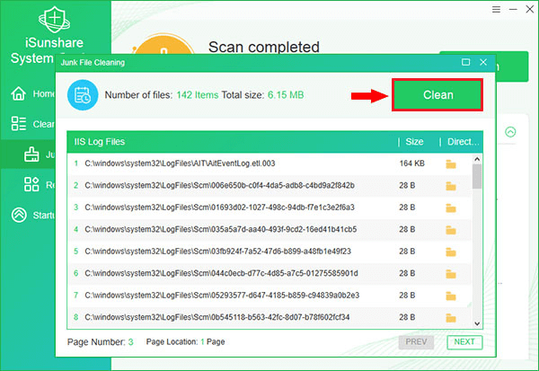 Clear windows log files - rtspoll