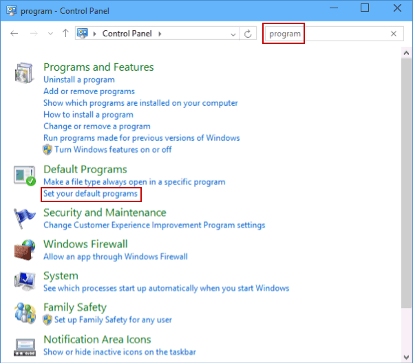 How to Change Default Programs on Windows 10