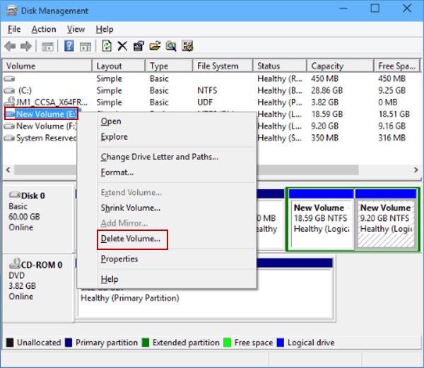 How to Delete Hard Drive in Windows 10