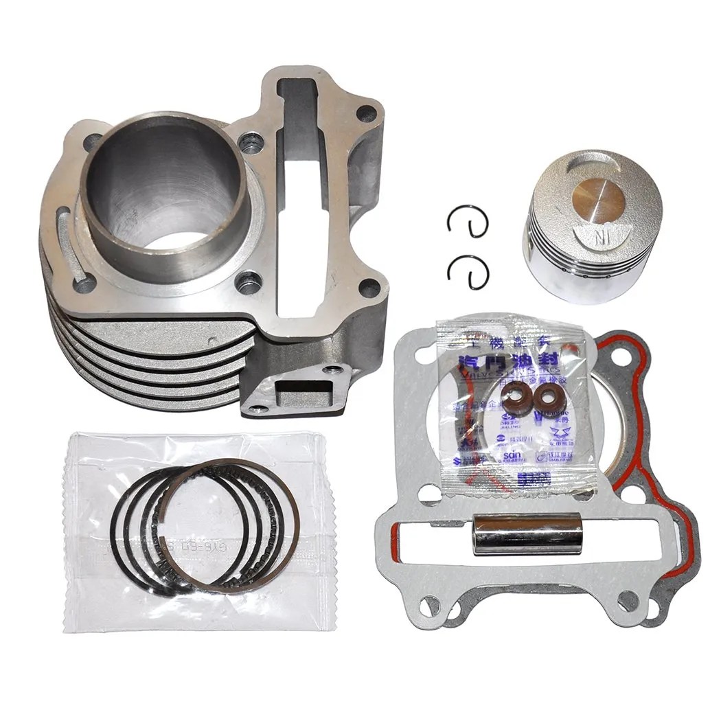 GY6 50 50cc cylinder piston piston ring valve oil seal gasket set