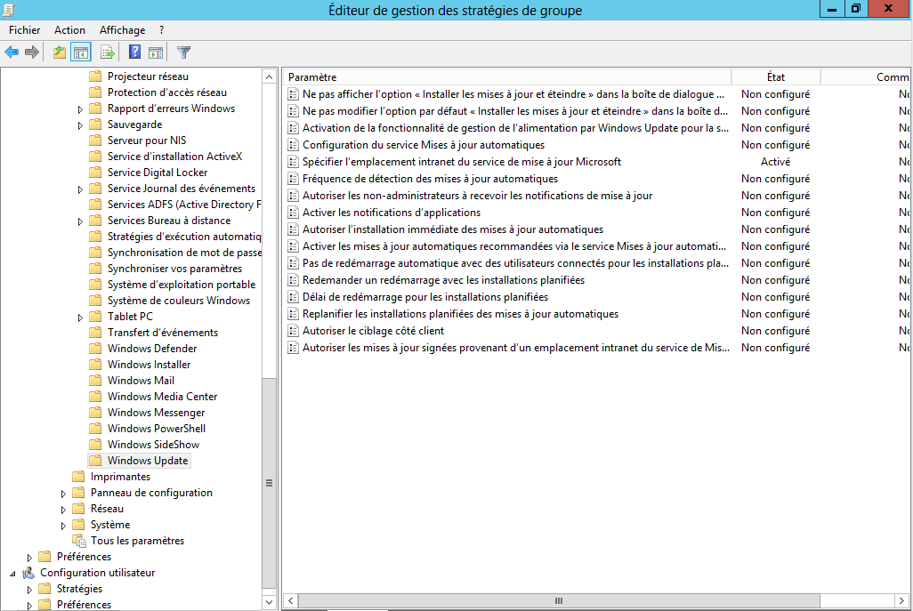 Configurer un client WSUS dans un domaine WSUS ITConnect