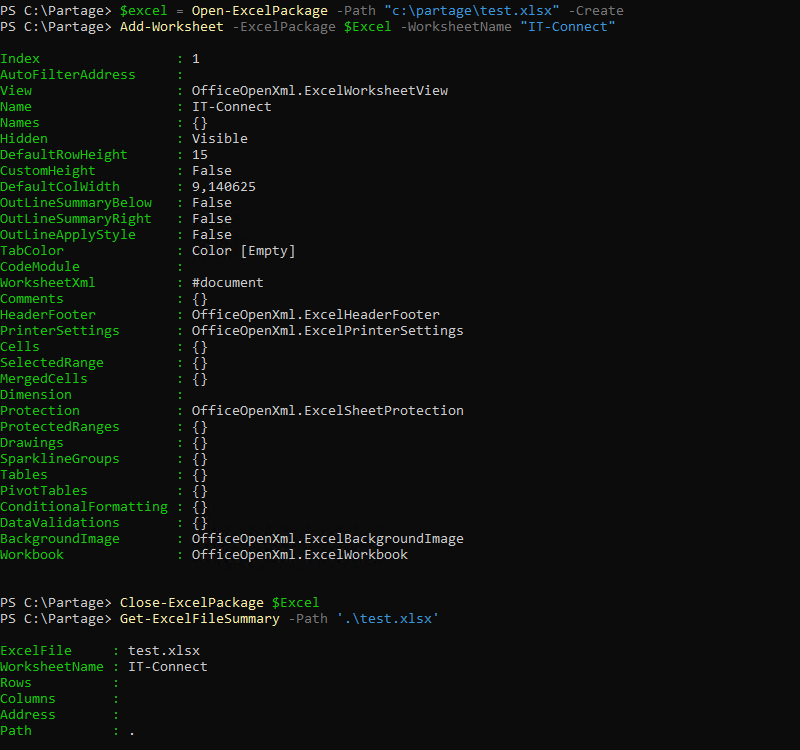 ImportExcel ou comment utiliser Excel avec PowerShell