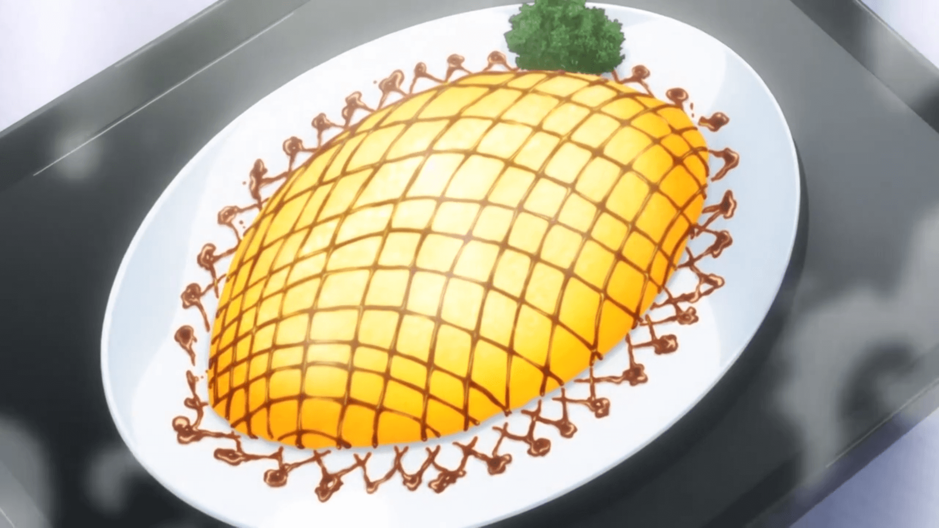 Omurice de risotto au curry Food Wars (Shokugeki no Sôma) Saison 1