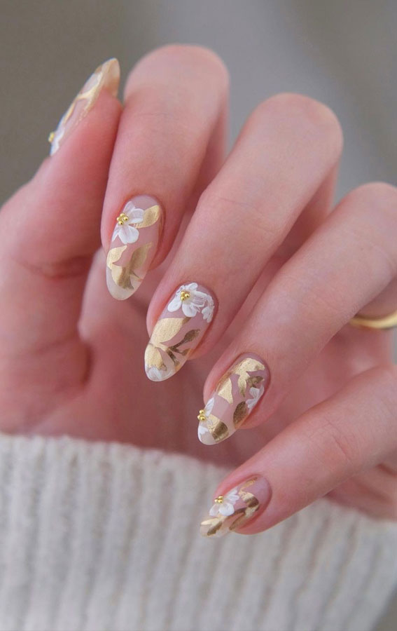 Autumn Leaves Nail Designs