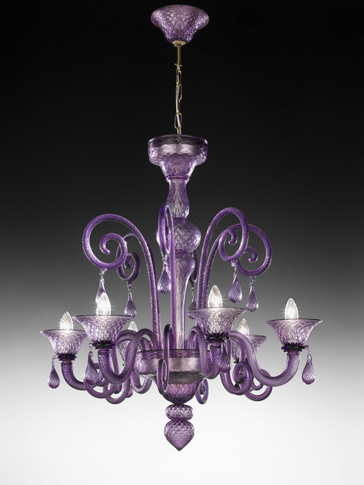 Nube 6 L Sospensione In Vetro Di Murano Italy Dream Design