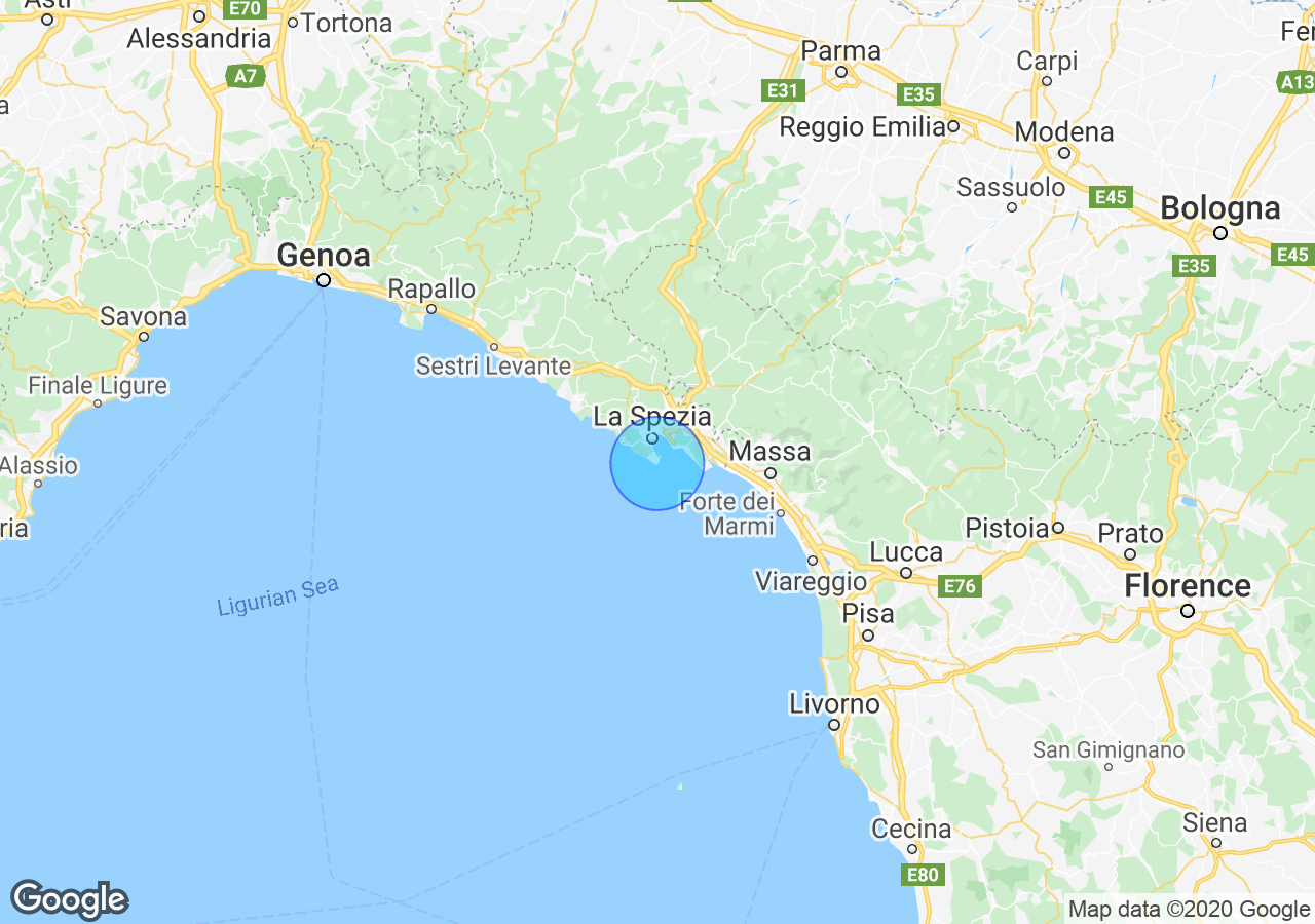 Portovenere Italie Carte Porto Venere Italy Magazine