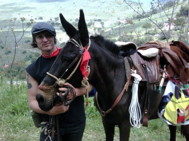 Travelling by Mule from Sicily to Rome in the name of Mafia Victims and