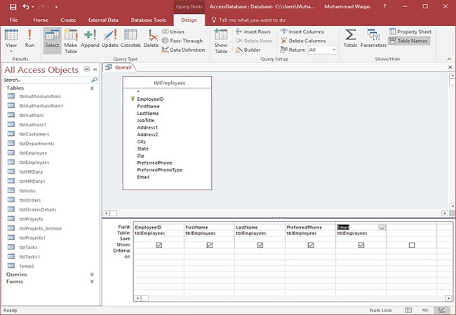 iTAS MS Access