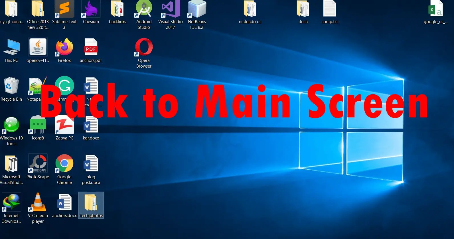 How To Change Desktop Main Screen at Vivian Costello blog