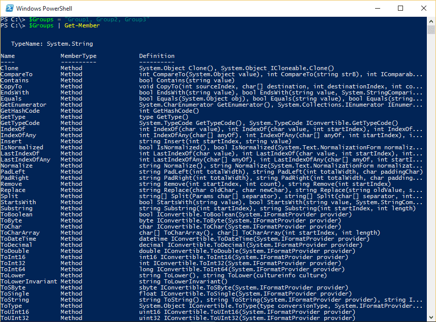 Powershell Array Uses and applicable examples