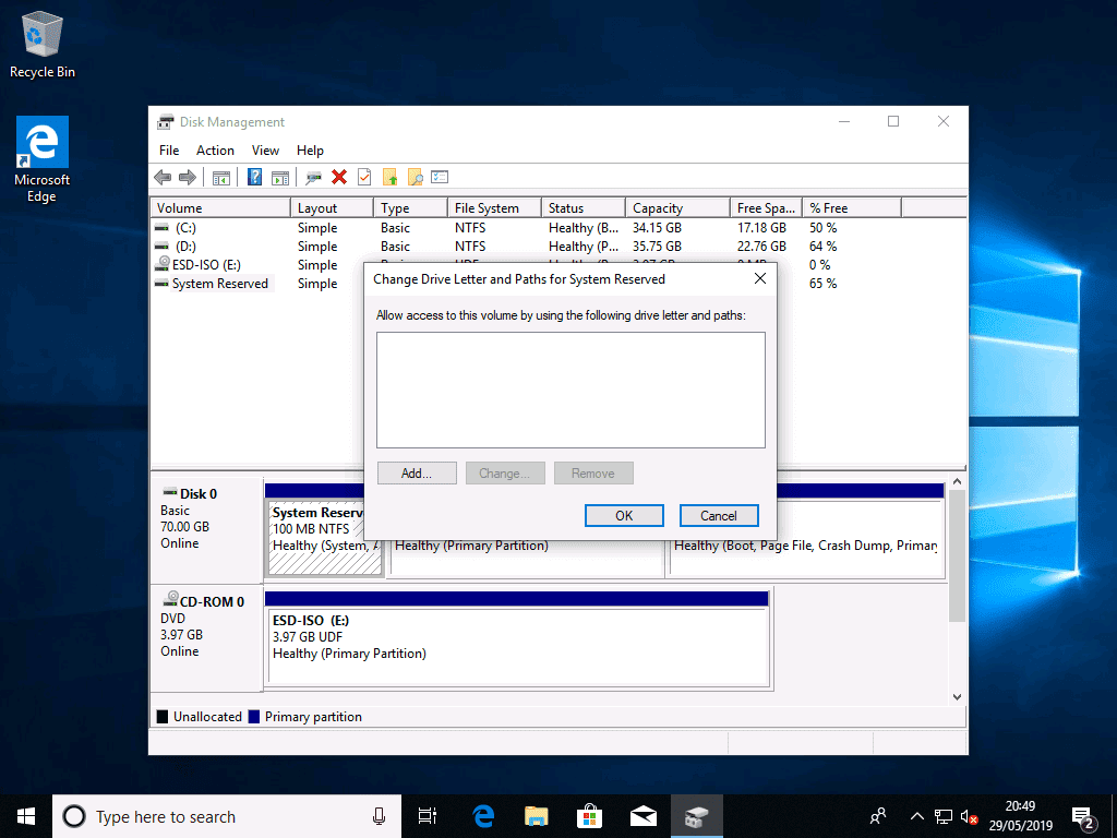 changedriveletterforsystemreserved