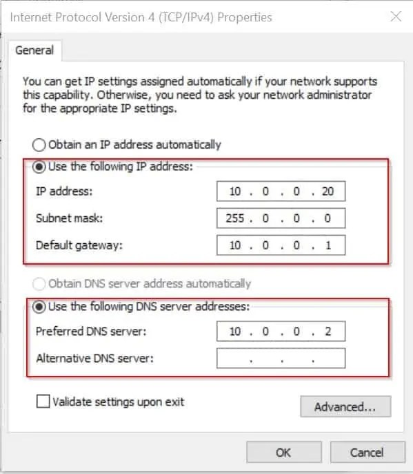 DHCP vs Static IP How to Set a Static IP or Enable DHCP in Windows 10