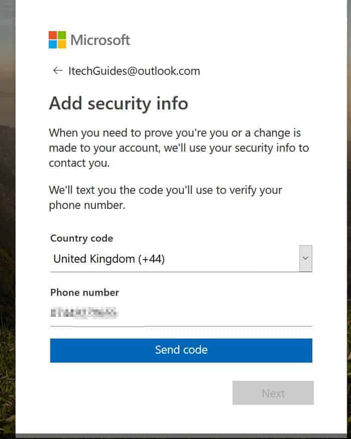 How To Change Phone Number In Hotmail