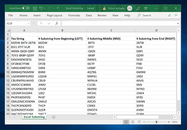 Excel Substring How to Get (Extract) Substring in Excel
