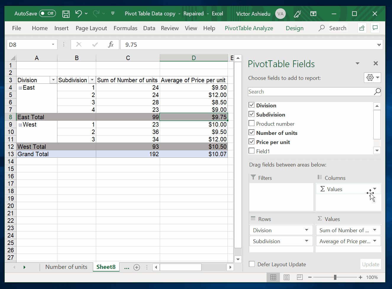How to Make a Pivot Table in Excel