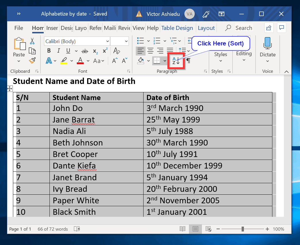 How to Alphabetize in Word (Sort Lists or Tables in Microsoft Word)