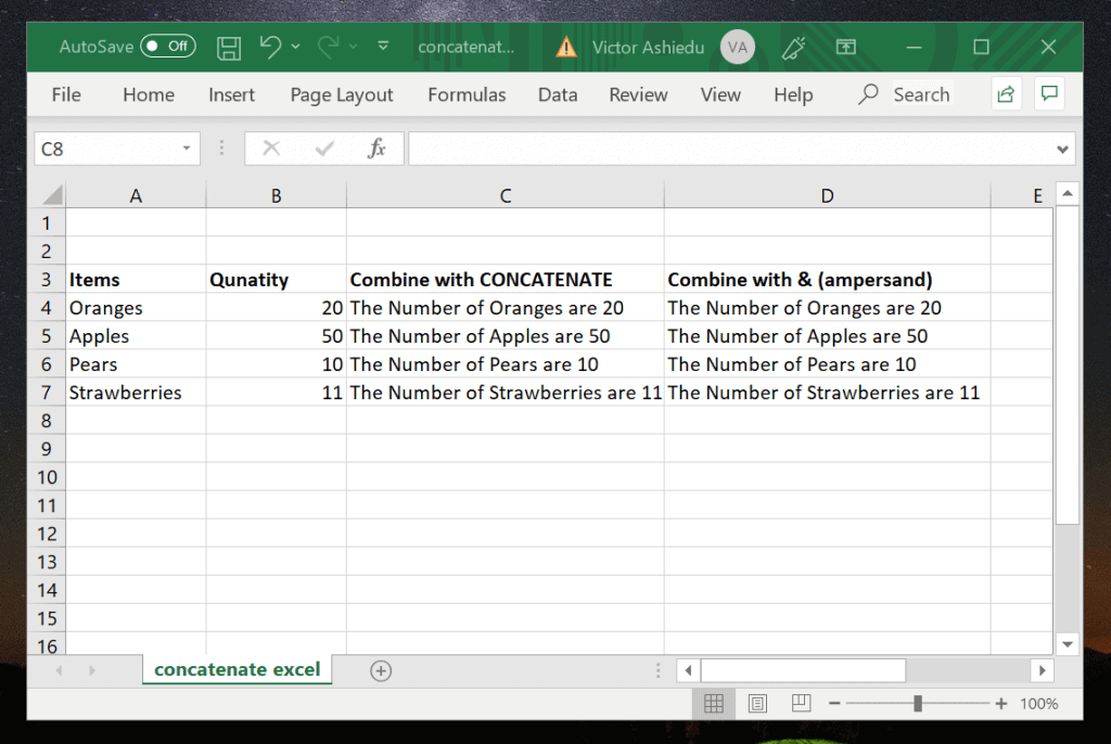 Concatenate Excel How to Concatenate (Join) Columns and Strings