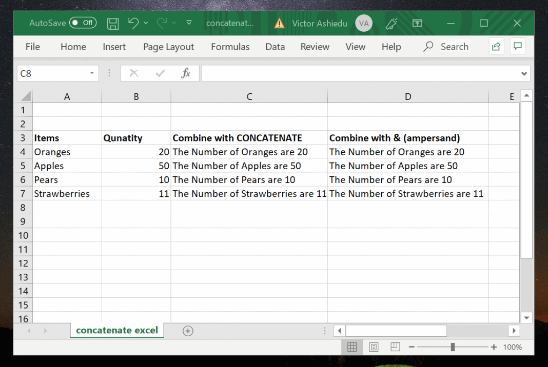 Concatenate Excel How to Concatenate (Join) Columns and Strings