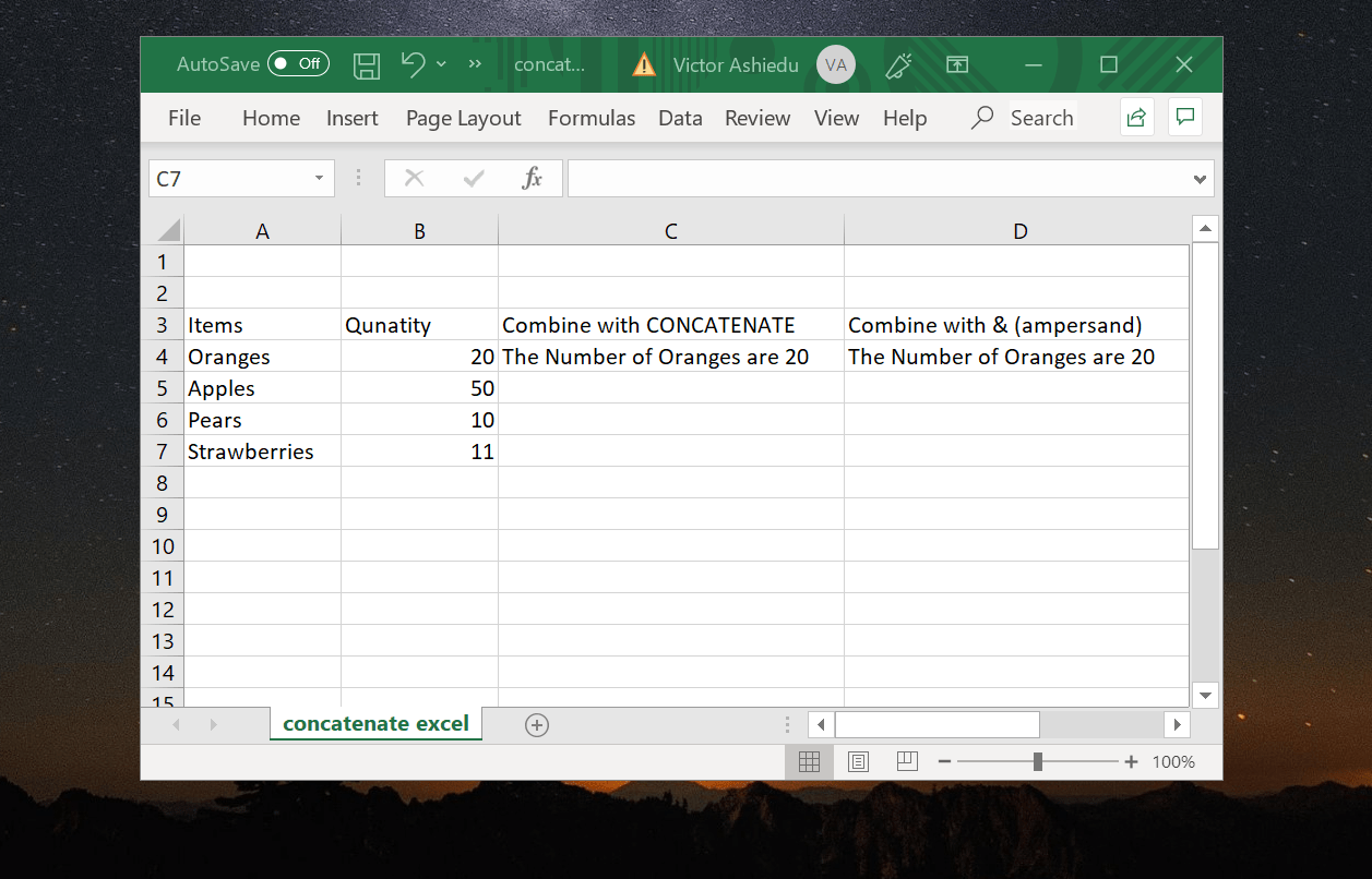 Concatenate Excel How to Concatenate (Join) Columns and Strings