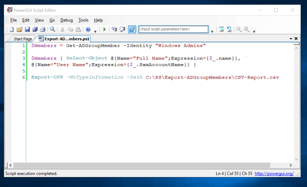 Powershell Get AD Group Members Script Step by Step Plus Final Script