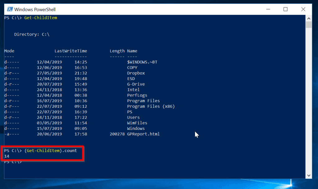Powershell Count How to Count Objects in PowerShell