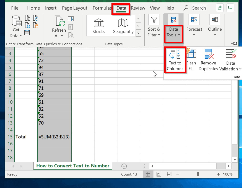 How to Convert Text to Number in Excel (4 Methods) Itechguides