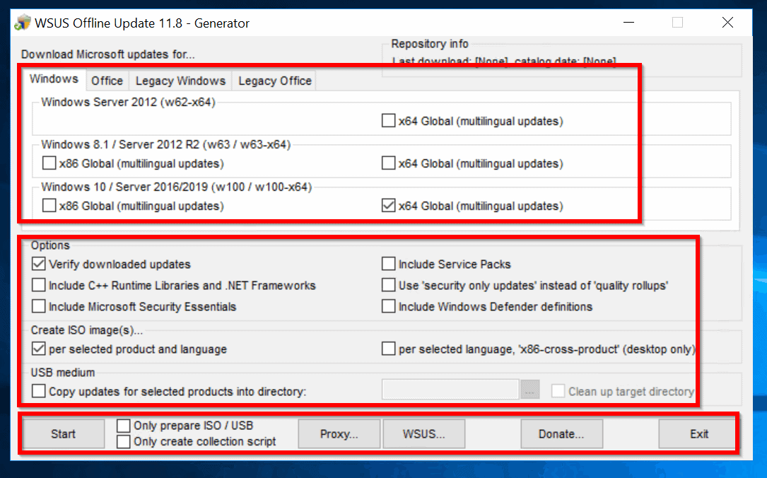 Transfer updates from online WSUS to offline WSUS