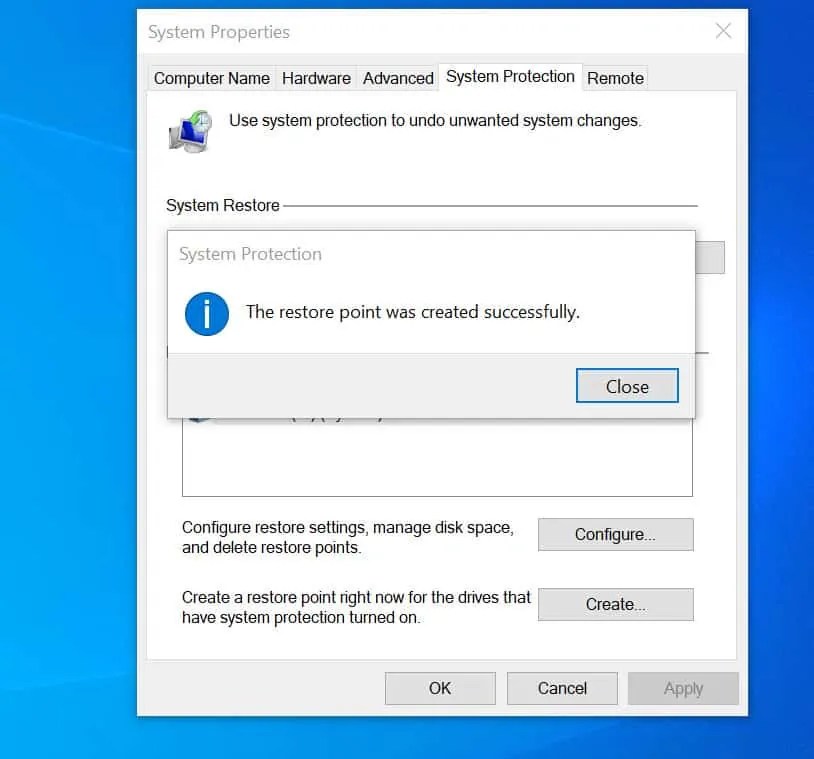 How to Enable and Use System Restore in Windows 10 Itechguides