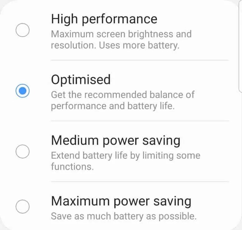 Turn on Battery Saver 7 Ways to Save Battery on Samsung Galaxy S9