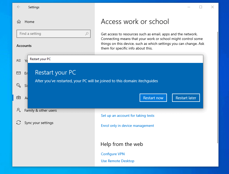 How to Join Windows 10 to an AD Domain (2 Methods) Itechguides