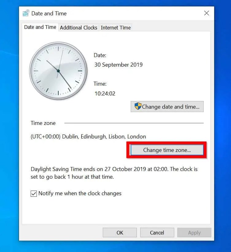 How to Change Time Zone in Windows 10 (4 Methods) Itechguides