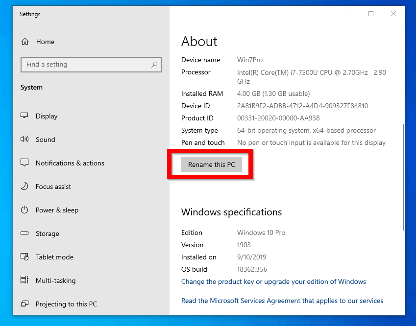 How to Change Computer Name on Windows 10 Itechguides