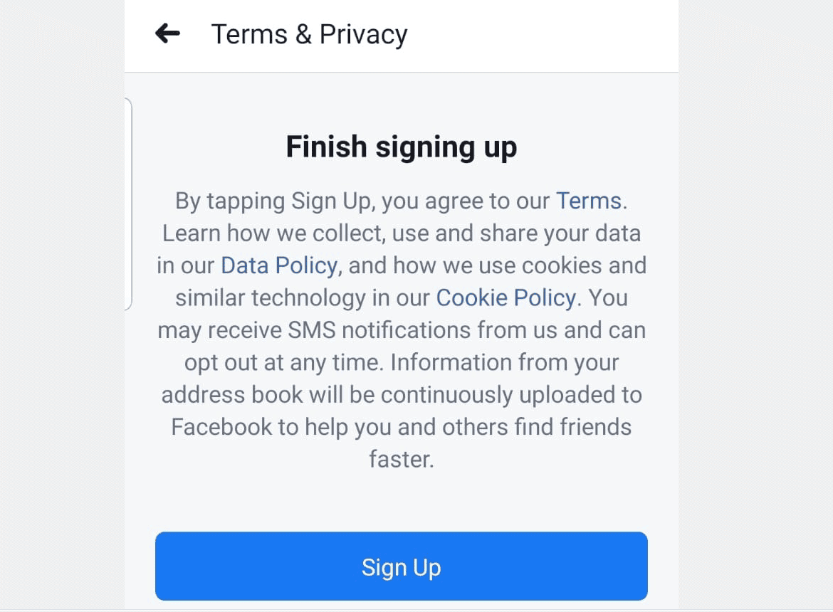 How to Join Facebook for the First Time from the App or