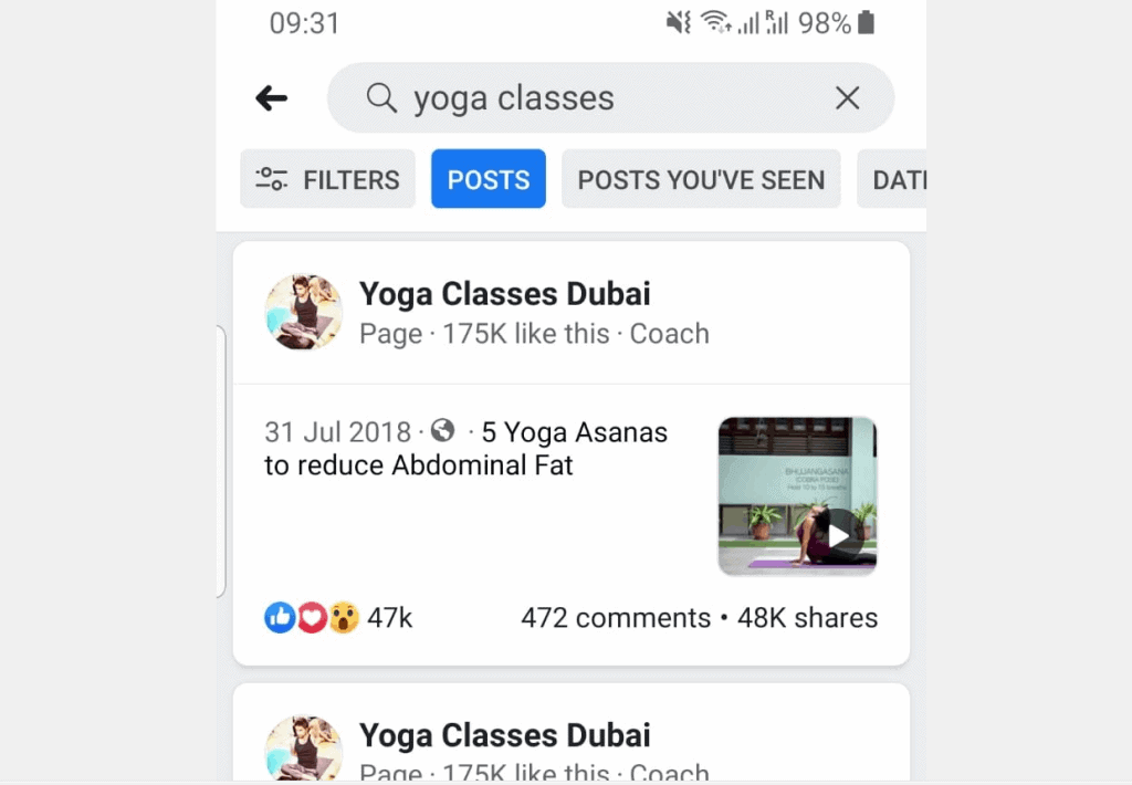 How to Search Facebook Posts (from Facebook App or PC)