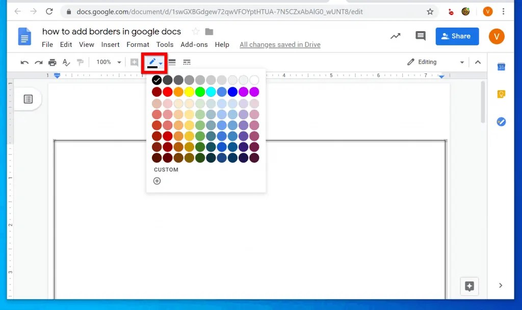 How to Add Borders in Google Docs (2 Methods) Itechguides