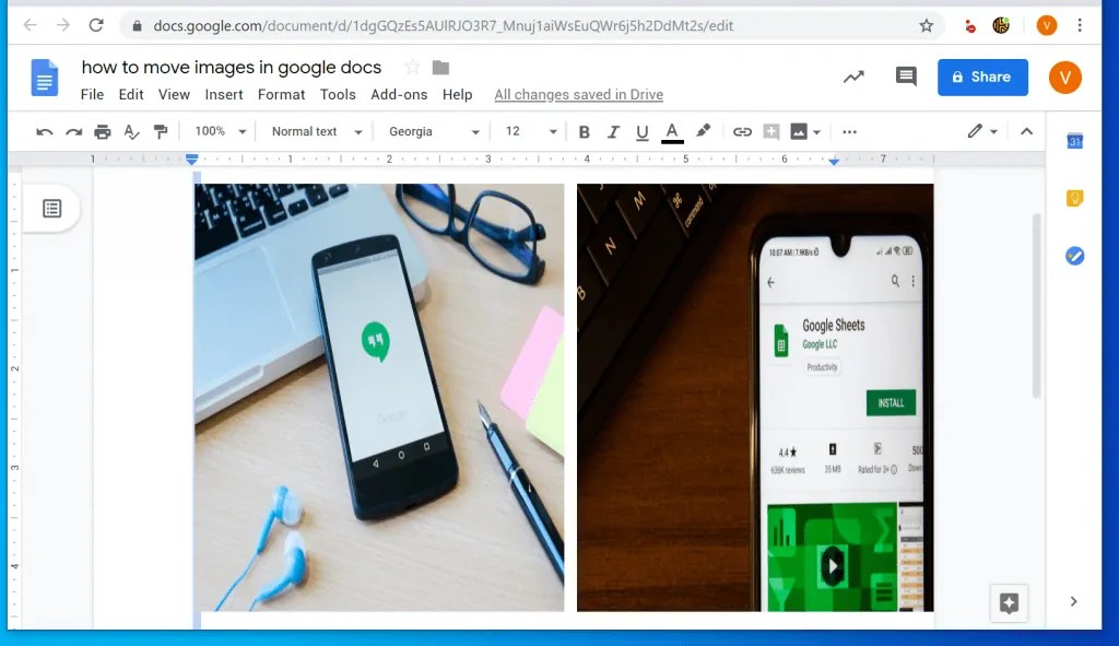 How to Move Images in Google Docs Itechguides