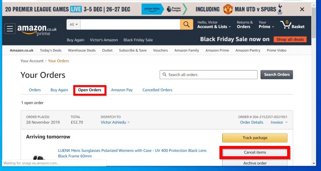 How to Cancel Amazon Order Itechguides