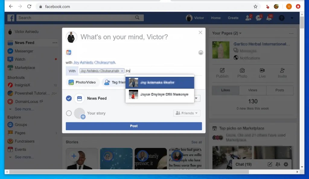 How to Tag Someone in a Facebook Post Itechguides