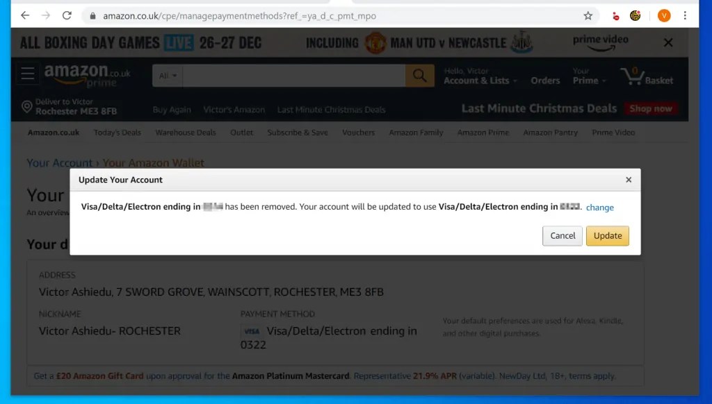 How to Remove Credit Card from Amazon Itechguides