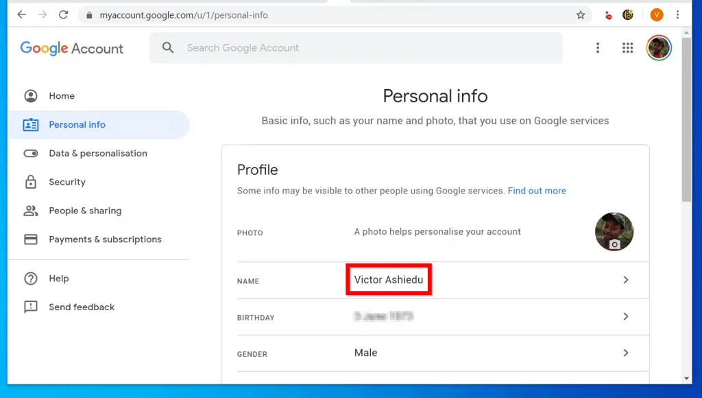 How to Change Your Name on Google Itechguides