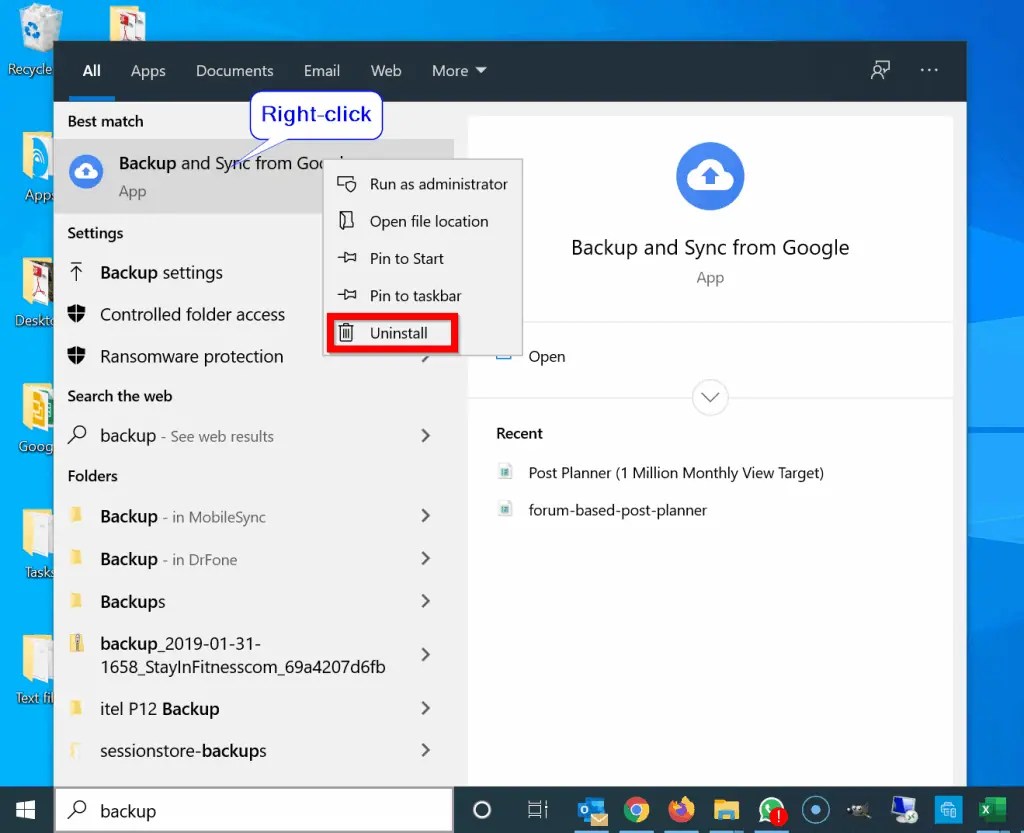 How to Uninstall Google Drive Itechguides