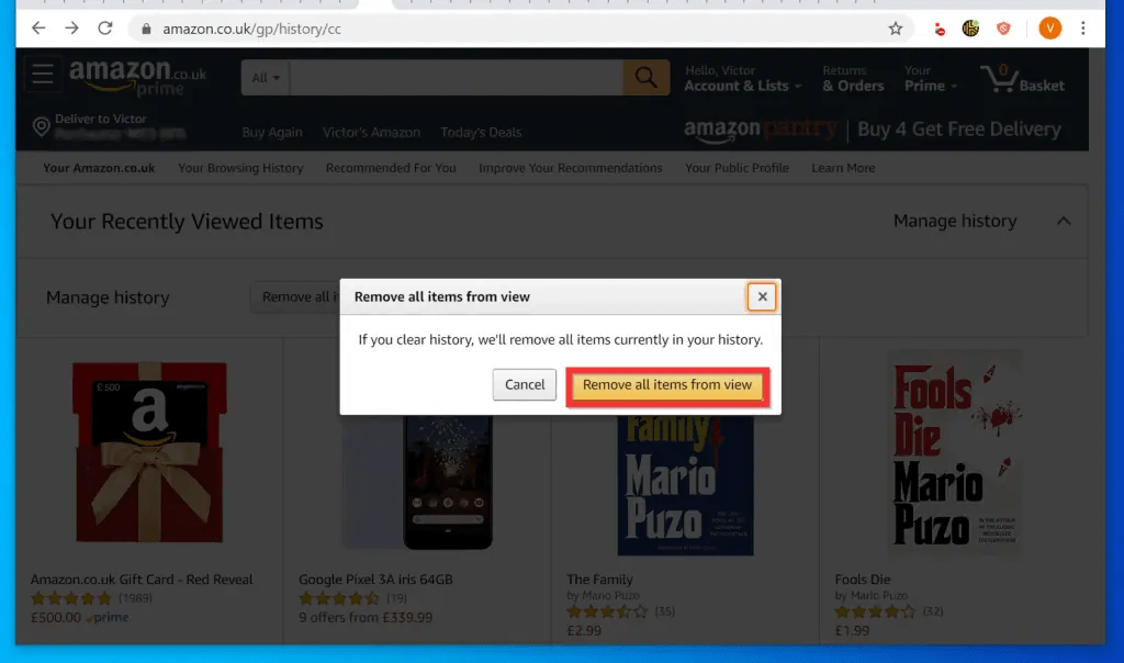 How to Clear Amazon Search History Itechguides